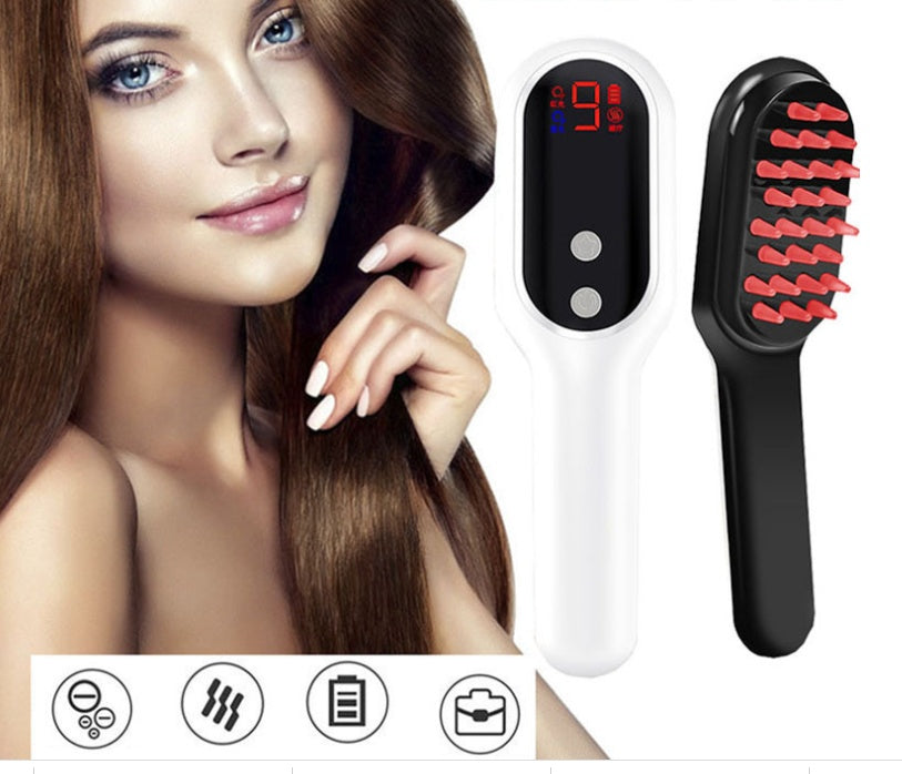 Head Massager Magnetic Red Light Therapy
